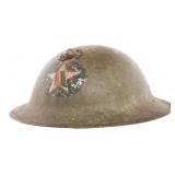WWI USMC 2nd DIV HQ 6th MACHINE GUN B. 1917 HELMET
