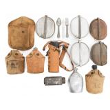 WWI US ARMY CANTEENS, MESS KITS & FIELD GEAR