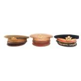 US ARMY OFFICER VISOR CAPS