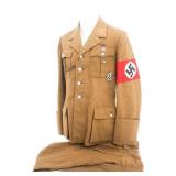 WWII GERMAN SA SUDWEST TRUPPFUHRER SERVICE UNIFORM