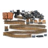 WWII US & GERMAN ORDNANCE AND MG AMMO BELTS