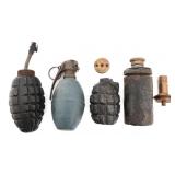 WWI WORLD MILITARY HAND GRENADES