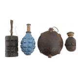 WWI WORLD MILITARY HAND GRENADES