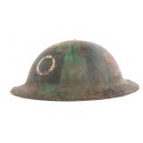 WWI US AEF I CORPS M1917 CAMO COMBAT HELMET