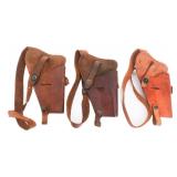 WWII US ARMY M3 1911 LEATHER SHOULDER HOLSTERS
