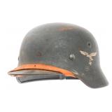 WWII GERMAN LUFTWAFFE SD M40 COMBAT HELMET