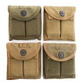 WWII US ARMY M1 CARBINE MAGAZINES & POUCHES