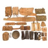 WWI US M1917 HELMET, HAVERSACK & FIELD GEAR