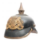IMPERIAL GERMAN BAVARIAN M1895 EM/NCO PICKELHAUBE