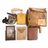 WWI US ARMY COE GAS MASK, GEAR, & PHOTO