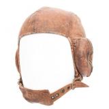 WWII CANADIAN RAF TYPE B LEATHER FLIGHT HELMET