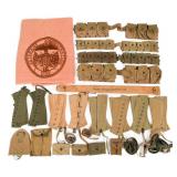 WWI - WWII US FIELD GEAR, BAR MAG & CARTRIDGE BELT