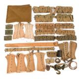 WWI - WWII US FIELD GEAR, BAR MAG & CARTRIDGE BELT