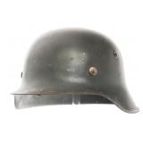 WWII GERMAN REFURBISHED M42 COMBAT HELMET