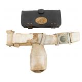 INDIAN WARS US NG CARTRIDGE POUCH & BRITISH BELT