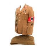 WWII GERMAN NSDAP REICHSLEITUNG LEVEL UNIFORM