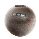 19th C. BRITISH 12 POUNDER CANNON BALL