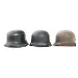 REFURBISHED WWII GERMAN M35, M42 & PARADE HELMETS