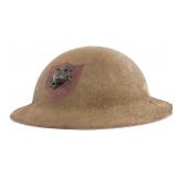 WWI USMC 15th SEPARATE BATTALION M1917 HELMET