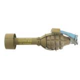 WWII US ARMY RIFLE GRENADE ADAPTER & MKII GRENADE