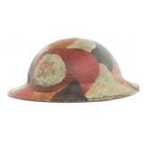 WWI US AEF 91st DIVISION CAMO M1917 COMBAT HELMET