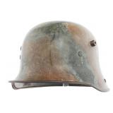 WWI IMPERIAL GERMAN M16 CAMOUFLAGE COMBAT HELMET