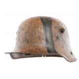 WWI IMPERIAL GERMAN M16 CAMOUFLAGE COMBAT HELMET