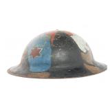 WWI US ARMY 6th INFANTRY DIV. M1917 PAINTED HELMET