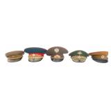 COLD WAR - CURRENT SOVIET & CHINESE VISOR CAPS