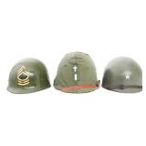 KOREAN WAR - VIETNAM WAR US M1 HELMETS & LINERS