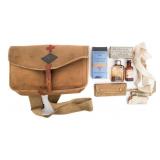 WWI US HOSPITAL CORPS POUCH AND MEDICAL GEAR
