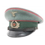 WWII GERMAN HEER PANZER NCO VISOR CAP