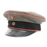 IMPERIAL GERMAN PRUSSIAN ARTILLERY SCHIRMMUTZE CAP