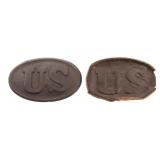 CIVIL WAR US UNION DUG BELT BUCKLES