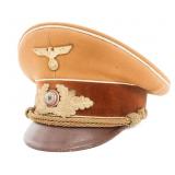 WWII GERMAN NSDAP KREIS LEVEL LEADER VISOR CAP