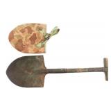 WWII USMC T-HANDLE SHOVEL WITH EXPERIMENTAL COVER