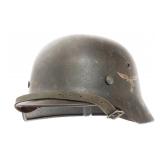 WWII GERMAN LUFTWAFFE SD M40 COMBAT HELMET