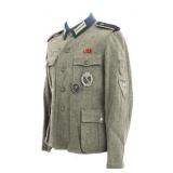 WWII GERMAN HEER OBERGEFREITER M36 FIELD TUNIC