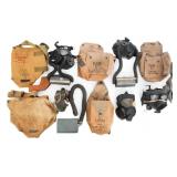 WWII - COLD WAR US NAVY & CHEMICAL CORPS GAS MASKS