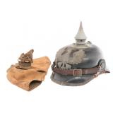 WWI IMPERIAL PRUSSIAN EM/NCO M1915 PICKELHAUBE