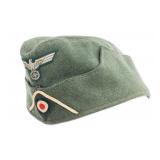 WWII GERMAN HEER OFFICERS M38 OVERSEAS CAP