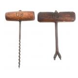 CIVIL WAR US HAND TOOLS, SCREWDRIVER AND BORER