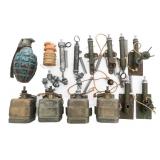 WWII - COLD WAR MKII GRENADE & FIRING DEVICE PARTS