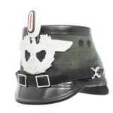 WWII GERMAN MUNICIPAL POLICE EM / NCO SHAKO