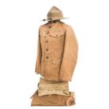 WWI US 14th CAVALRY UNIFORM WITH CAMPAIGN HAT