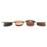 WWII US ARMY ENLISTED & NCO VISOR CAPS
