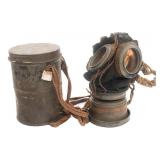 WWI IMPERIAL GERMAN M1917 GAS MASK & CANISTER