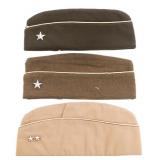 WWII US ARMY GENERAL RANK OVERSEAS CAPS