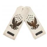 SPAN-AM US ARMY OFF. QUARTERMASTER SHOULDER BOARDS