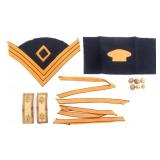 SPAN-AM WAR US CAVALRY SHOULDER BOARDS & CHEVRONS